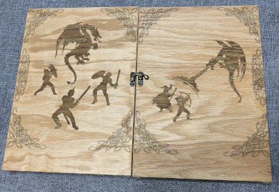 Closed up for transport