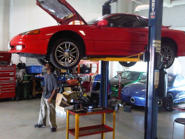 On the lift at Magnus