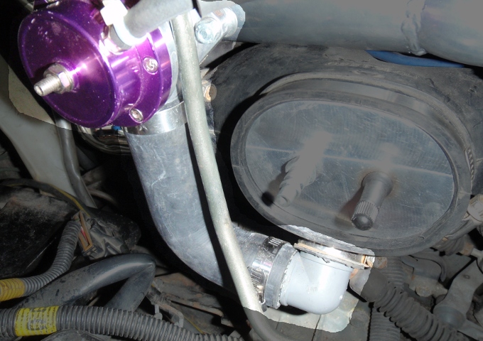 BOV recirculation hose detail