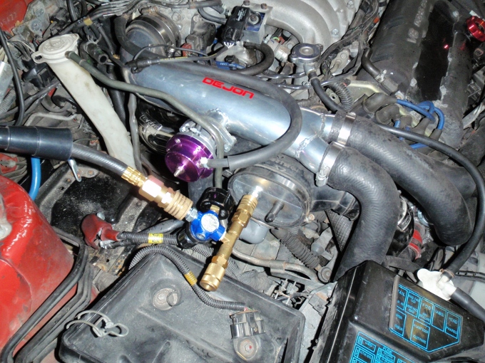 Pressure testing the intake tract